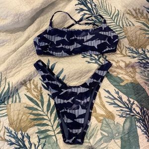 Aerie shark bikini
